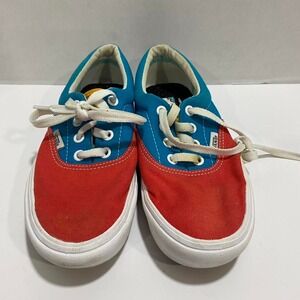 Red and blue Vans Era skate shoes sneakers  men 4.5 women 6.0. SKU465